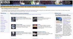 Desktop Screenshot of microbiology.usgs.gov