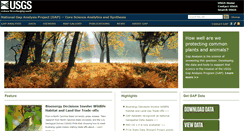 Desktop Screenshot of gapanalysis.usgs.gov