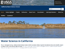 Tablet Screenshot of ca.water.usgs.gov