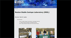 Desktop Screenshot of isotopes.usgs.gov