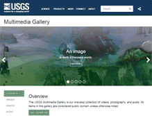 Tablet Screenshot of gallery.usgs.gov