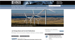 Desktop Screenshot of energy.usgs.gov