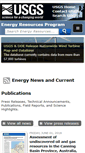 Mobile Screenshot of energy.usgs.gov