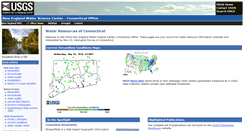 Desktop Screenshot of ct.water.usgs.gov