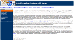 Desktop Screenshot of geonames.usgs.gov