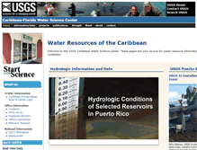 Tablet Screenshot of pr.water.usgs.gov