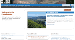 Desktop Screenshot of powellcenter.usgs.gov