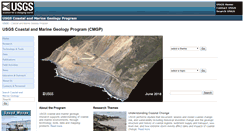 Desktop Screenshot of marine.usgs.gov