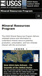 Mobile Screenshot of minerals.usgs.gov