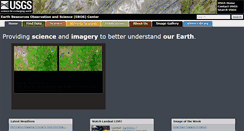 Desktop Screenshot of eros.usgs.gov