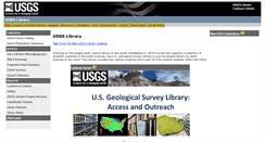 Desktop Screenshot of library.usgs.gov