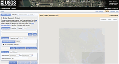 Desktop Screenshot of earthexplorer.usgs.gov